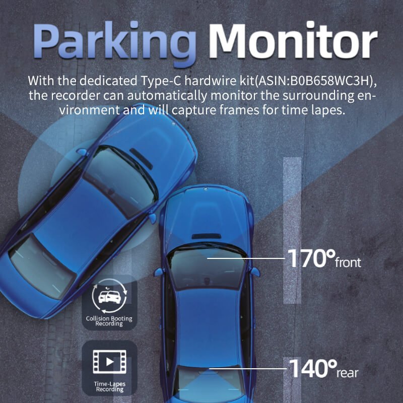 Redtiger F7N 4K Dual Front and Rear Dash Cam