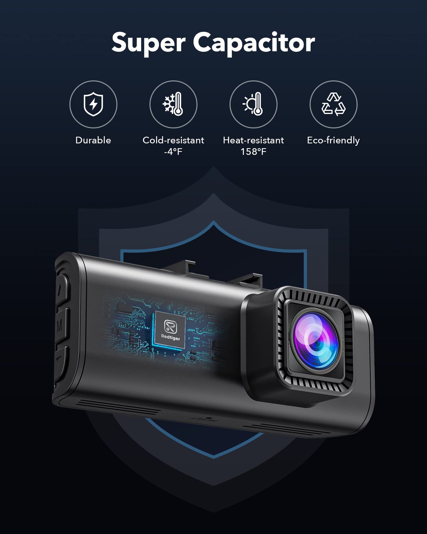 F7NP 4K WIFI Front and Rear Dash Cam