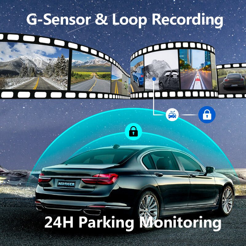 Redtiger F7NS 4K Front Car Dash Camera