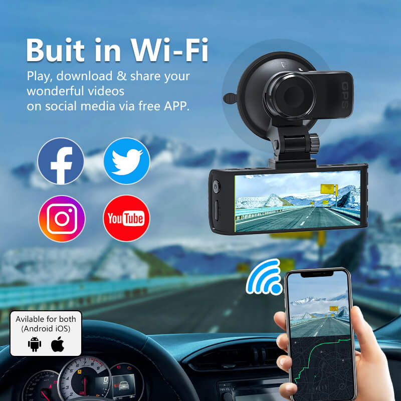 Redtiger F7NS 4K Front Car Dash Camera