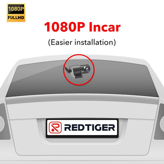 Cámara de visión trasera Redtiger 1080P para coche (modelos F7N, F17, F9, F8 y F4)