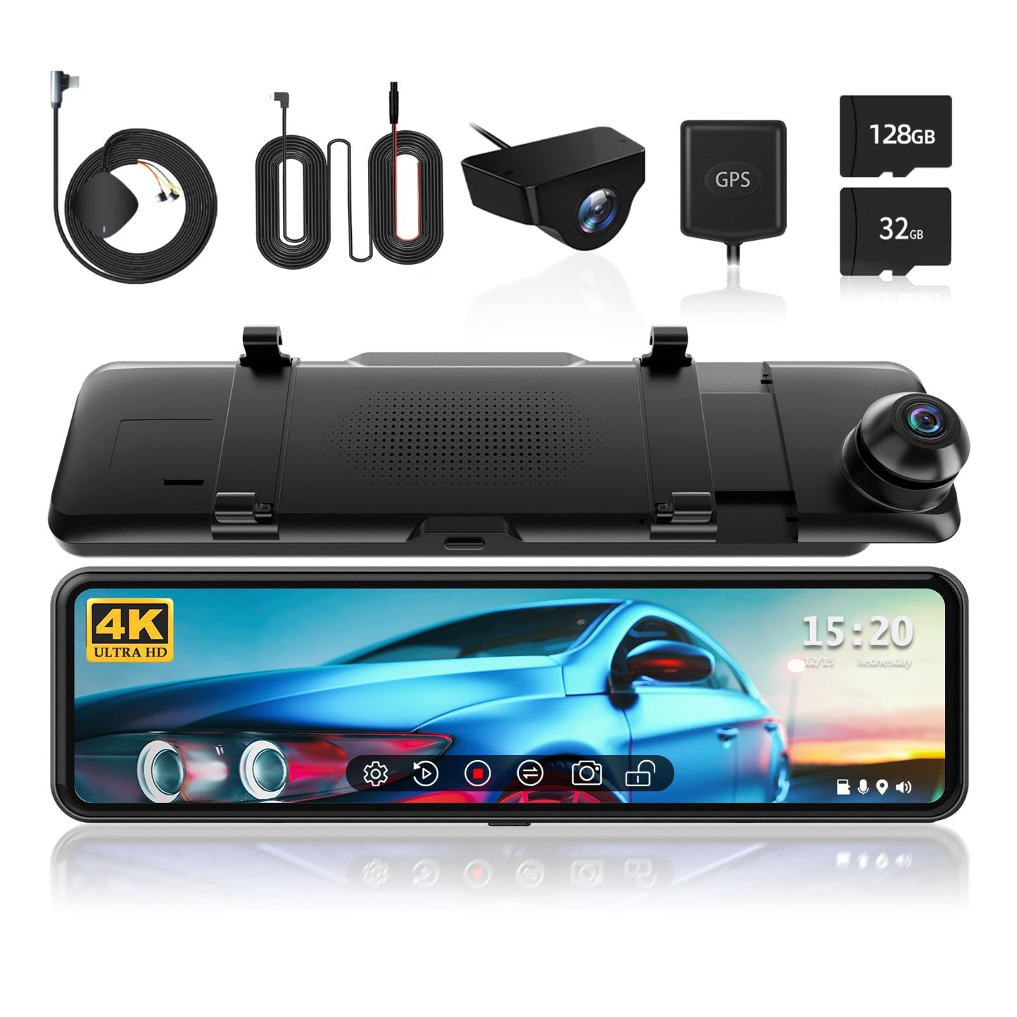 Redtiger T700 Mirror Dash Cam