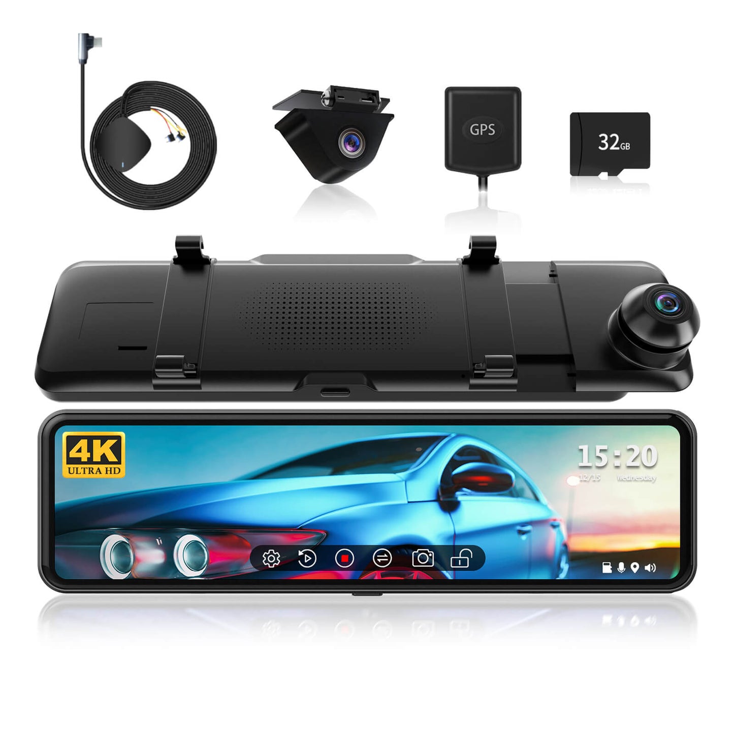 Redtiger T700 Mirror Dash Cam