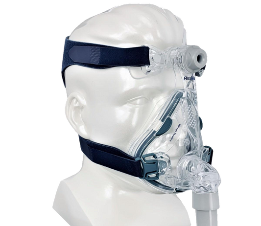 Mascarilla facial completa ResMed Mirage™ Quattro con tubo ClimateLineAir y 2 filtros - AirSense 10