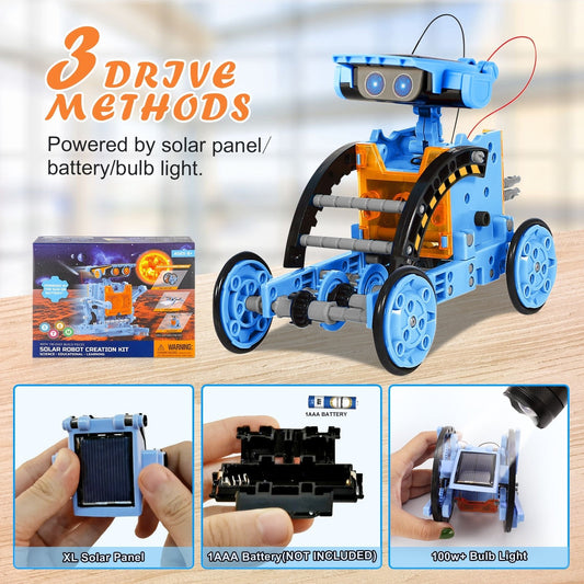 Sillbird  Solios-Luna DIY Solar Robot (12-IN-1)