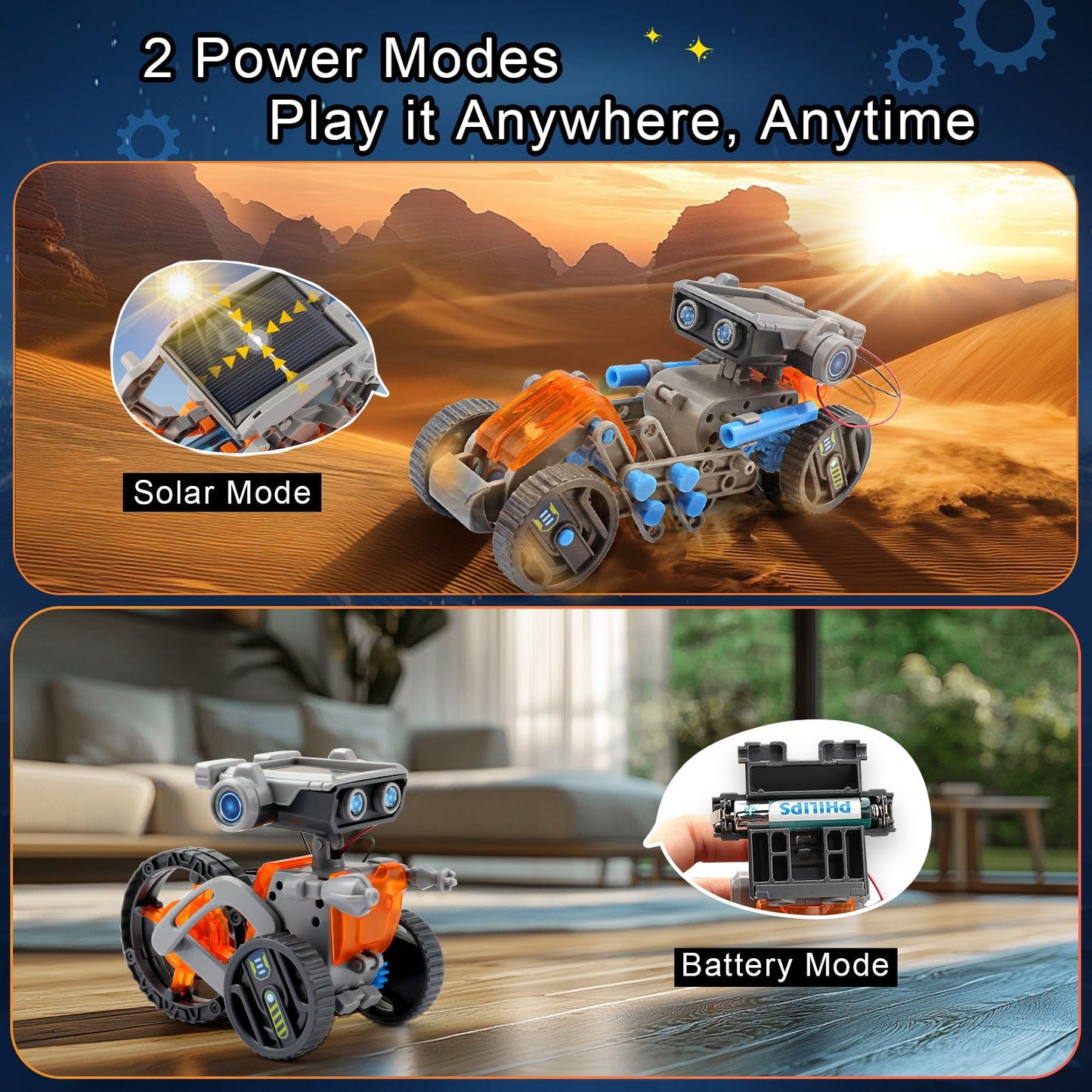 Sillbird Solios-Nova Solar Power Robot(15-IN-1)