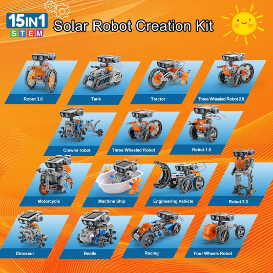 Sillbird  Solios-Nova Solar Power Robot(15-IN-1)