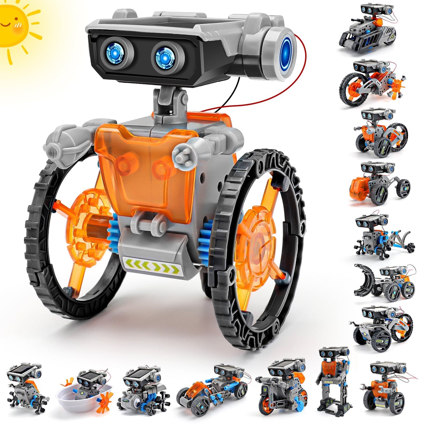 Sillbird Solios-Nova Solar Power Robot(15-IN-1)