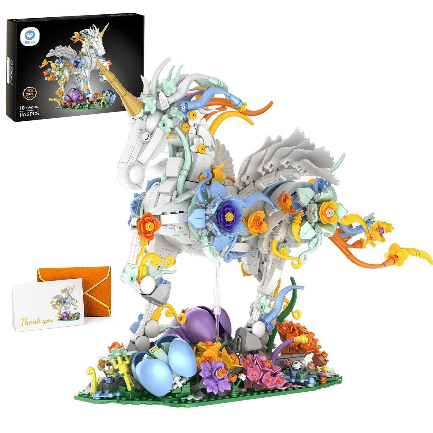 Sillbird Unicorn Building Toy Set