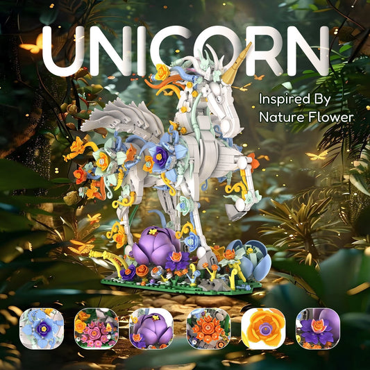 Sillbird Unicorn Building Toy Set