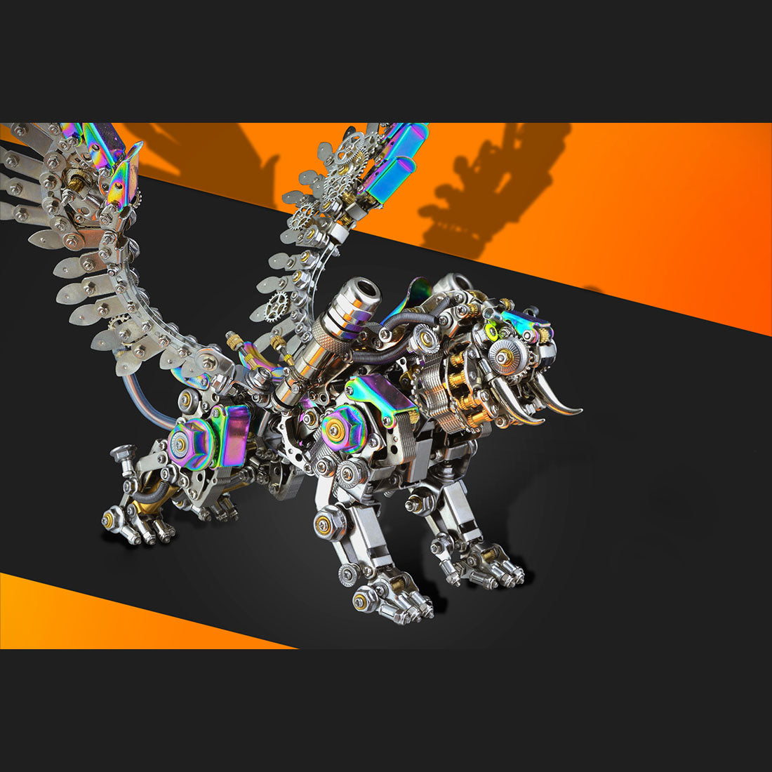 Extinct Smilodon Saber Tooth Tiger 650PCS+ 3D Metal Model Kits for Adults
