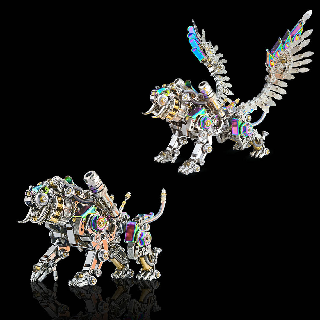 Extinct Smilodon Saber Tooth Tiger 650PCS+ 3D Metal Model Kits for Adults