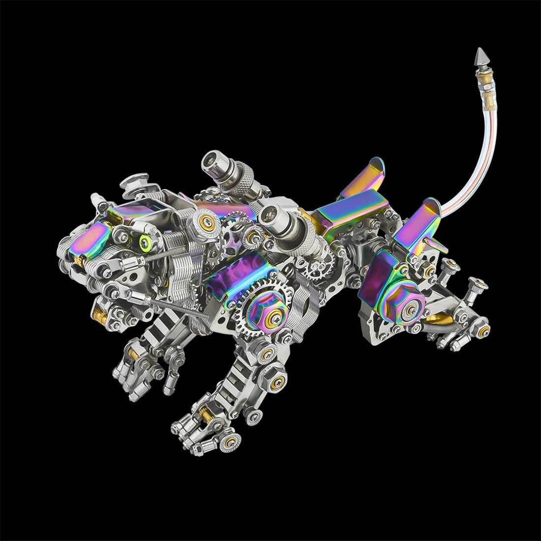 Extinct Smilodon Saber Tooth Tiger 650PCS+ 3D Metal Model Kits for Adults