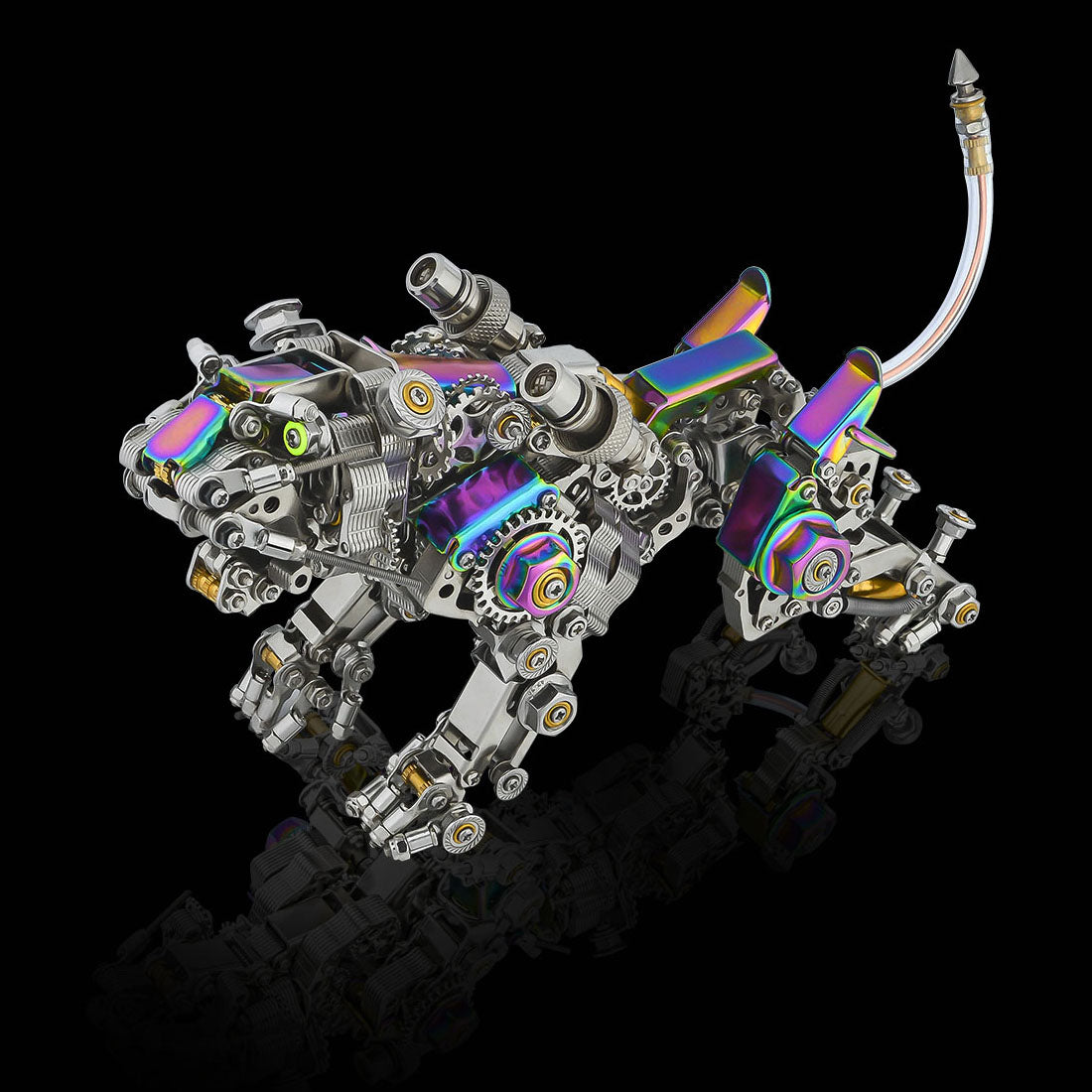 Extinct Smilodon Saber Tooth Tiger 650PCS+ 3D Metal Model Kits for Adults