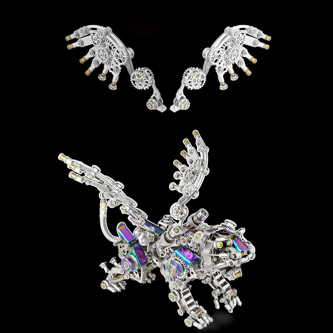 Extinct Smilodon Saber Tooth Tiger 650PCS+ 3D Metal Model Kits for Adults