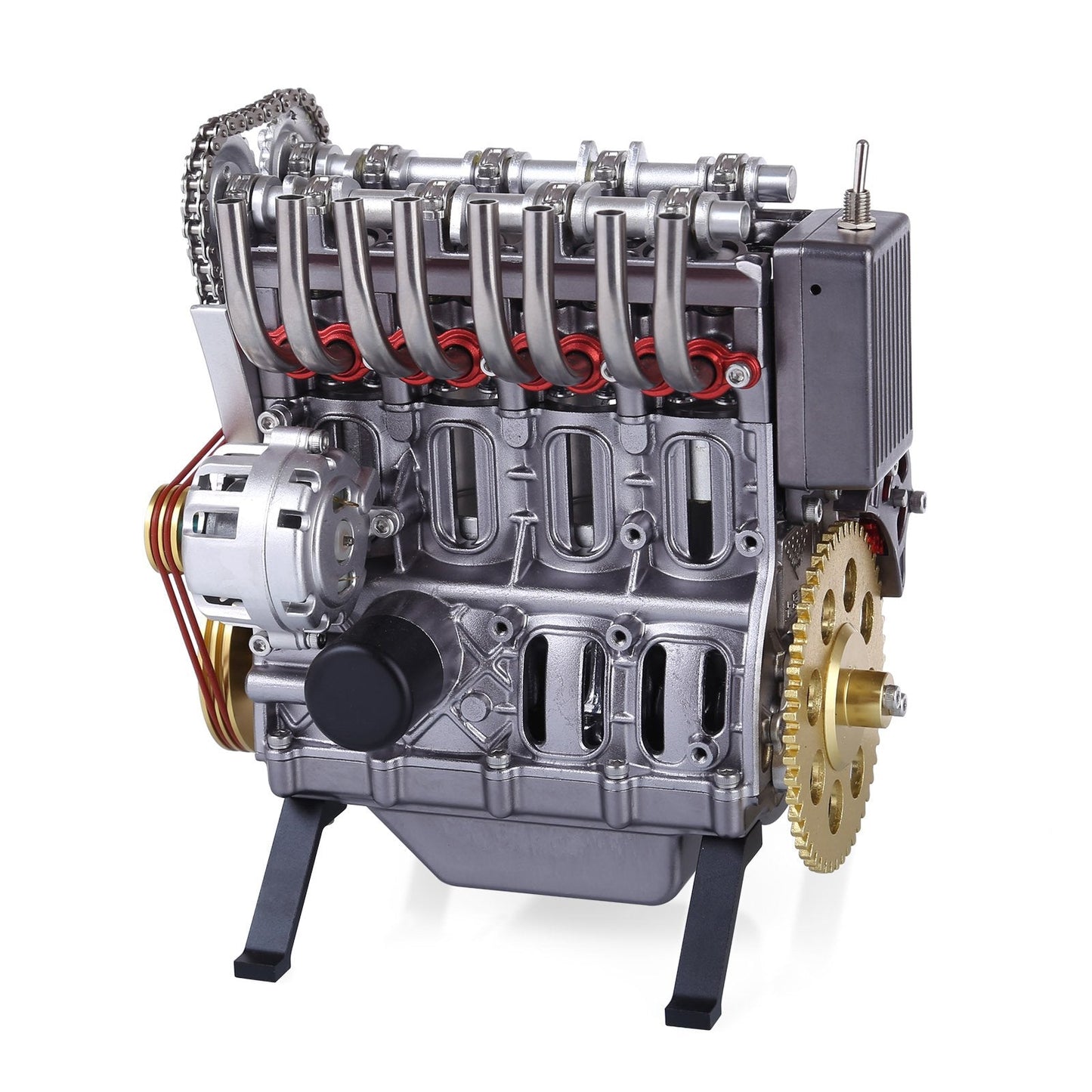 Teching DM13-L4-T Inline 4 Cylinder Car Engine L4 DIY Assembly Metal Model