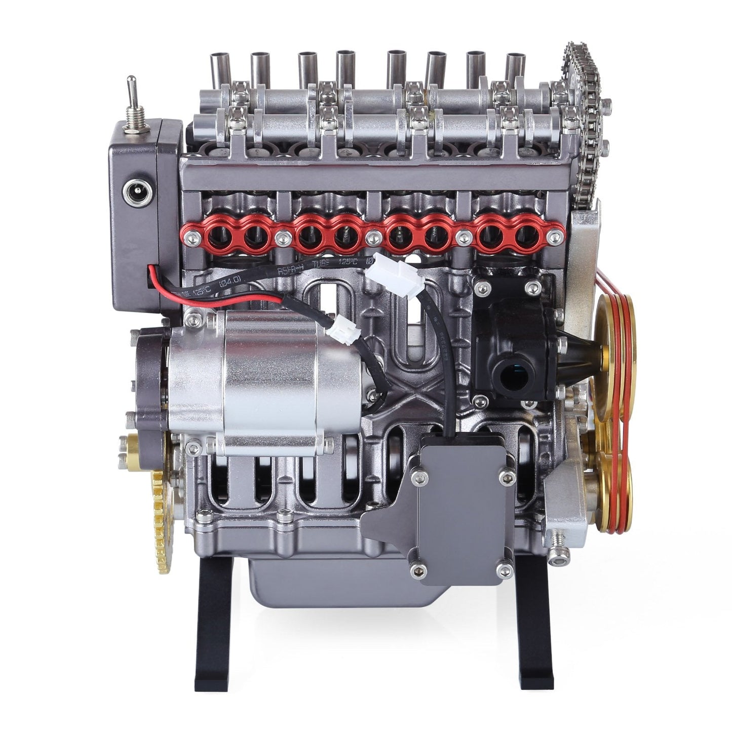 Teching DM13-L4-T Inline 4 Cylinder Car Engine L4 DIY Assembly Metal Model