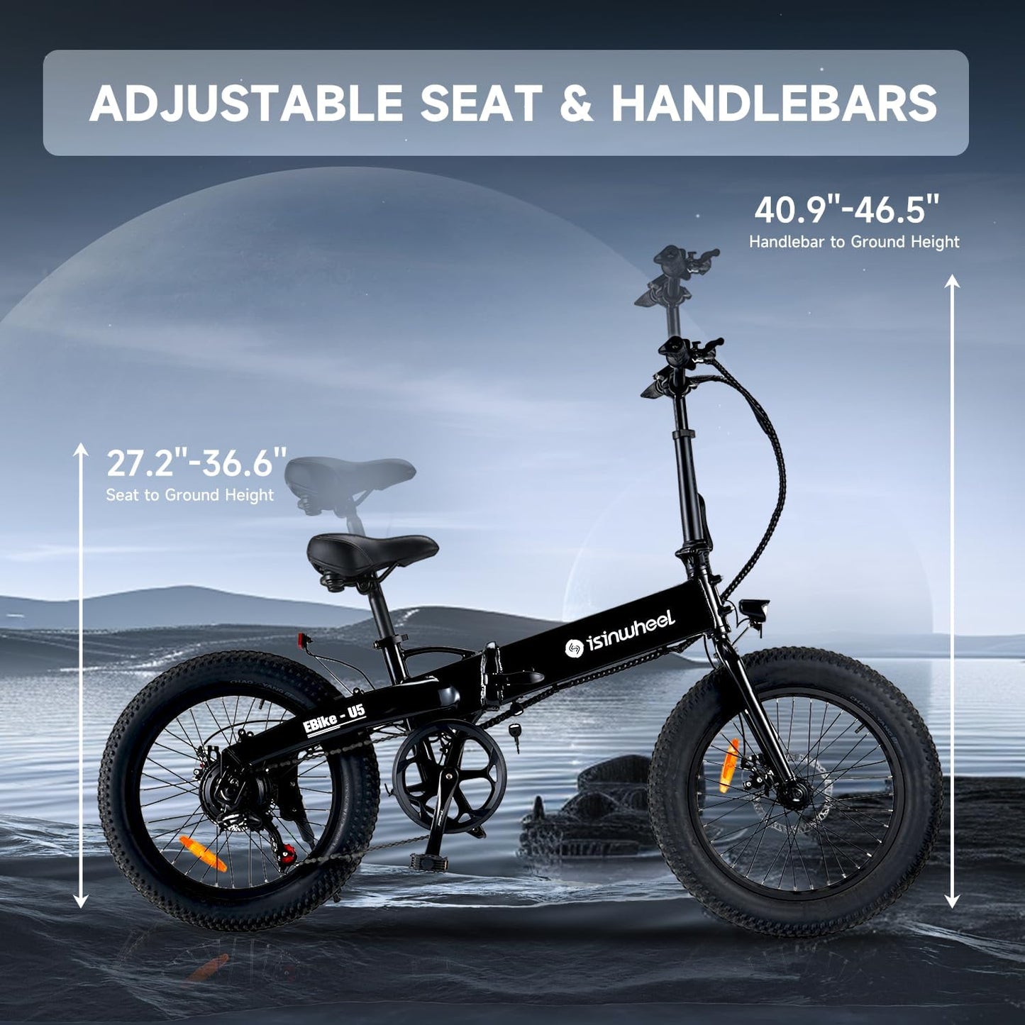isinwheel U5 500W Folding Electric Bike