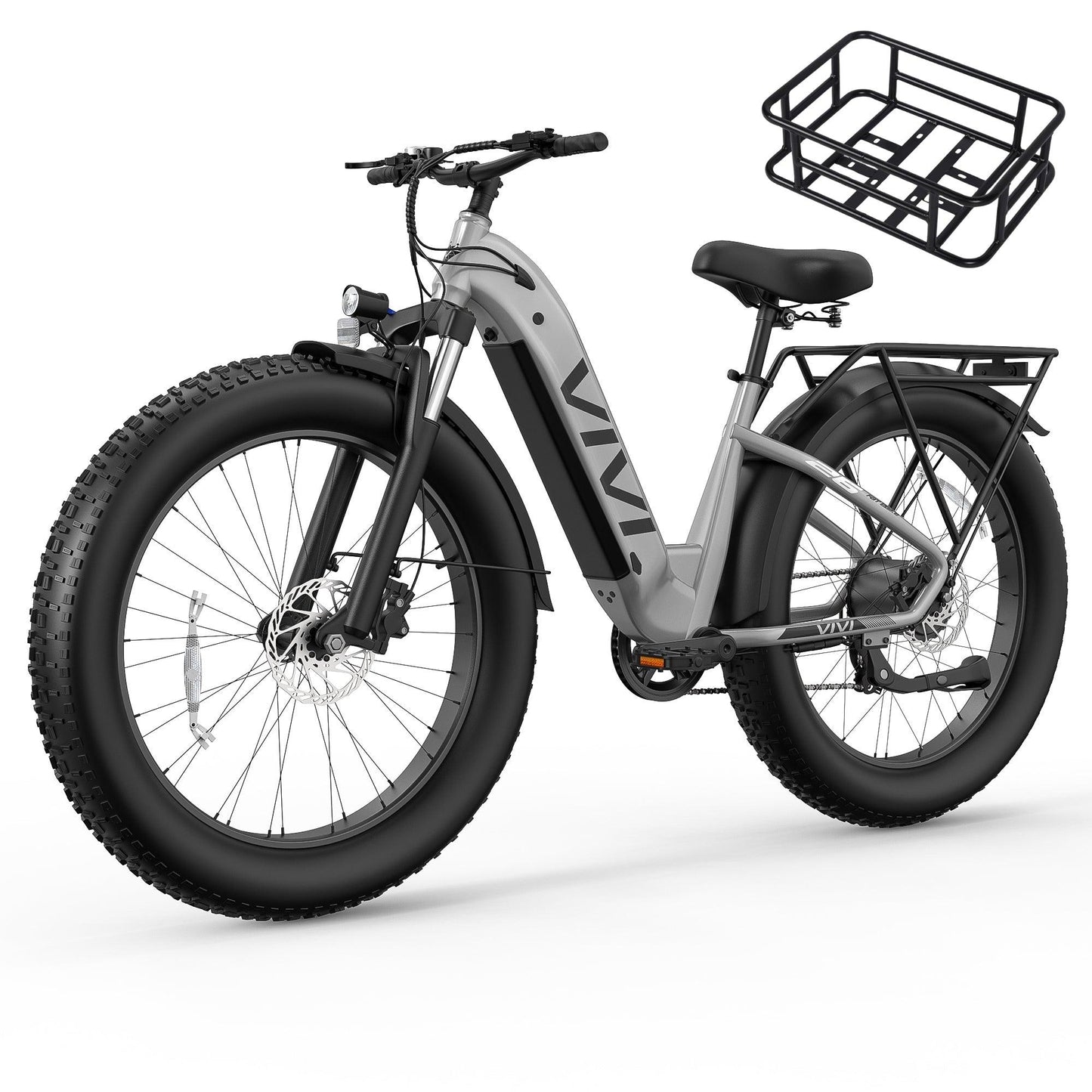 VIVI ACE07 Step-Thru Commuter Fat Tire Electric Bike UL2849 Certified