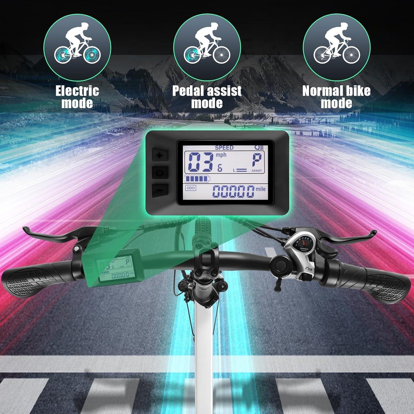 VIVI FM20UL 2.4" Fat Tire Urban Folding Electric Bike UL2849 Certified
