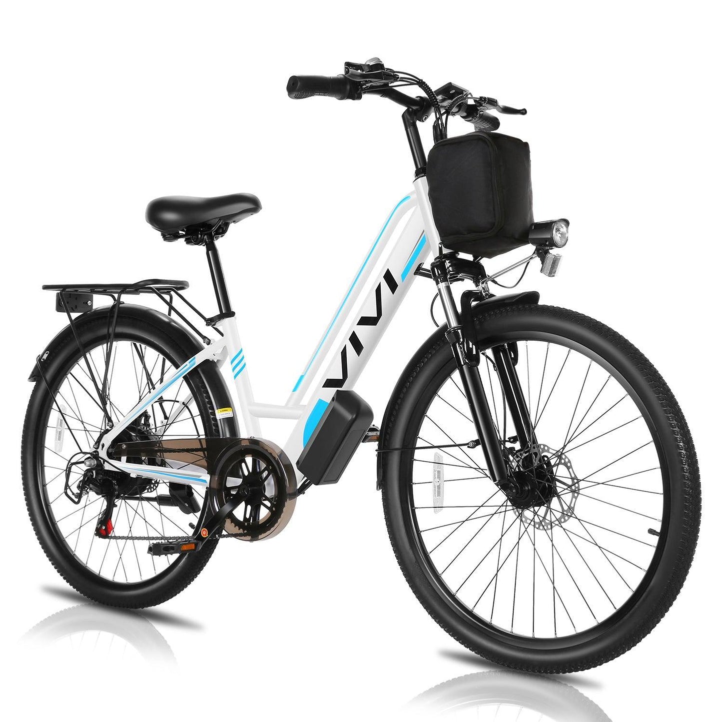 VIVI MT26GUL Step-Through Urban Rambler Electric Bike UL2849 Certified