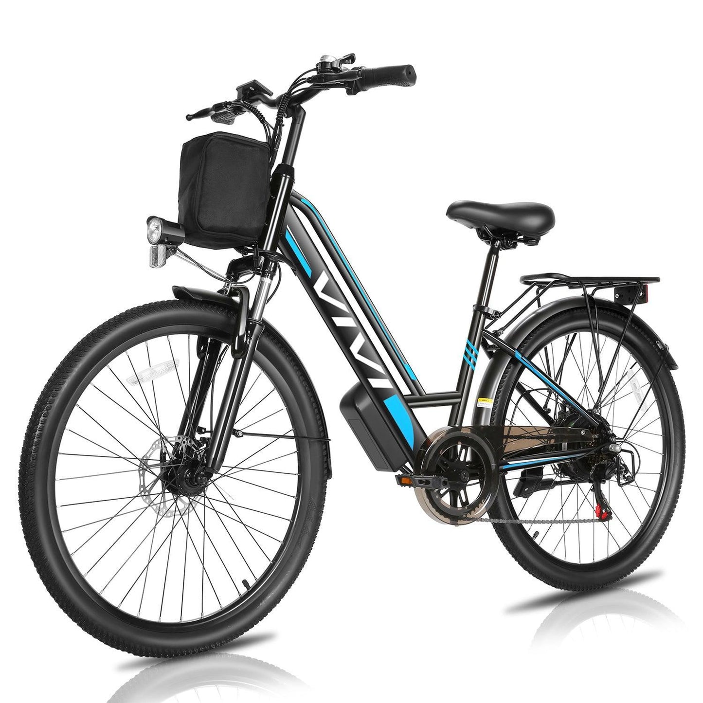 VIVI MT26GUL Step-Through Urban Rambler Electric Bike UL2849 Certified