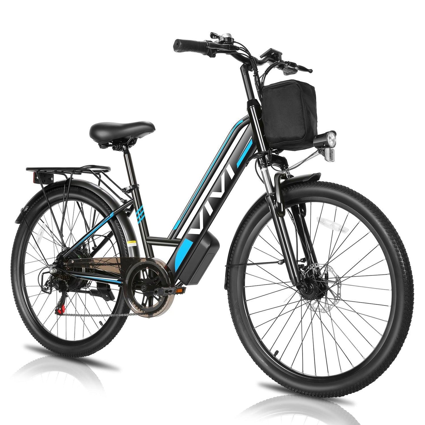 VIVI MT26GUL Step-Through Urban Rambler Electric Bike UL2849 Certified