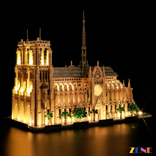 Light Kit for Notre Dame de Paris LEGO #21061