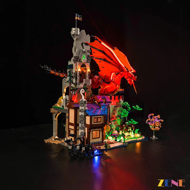 Light Kit for LEGO Dungeons Dragons Red Dragon's Tale DND #21348