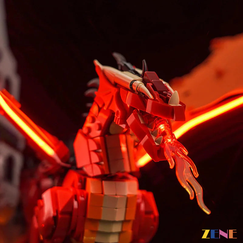 Light Kit for LEGO Dungeons Dragons Red Dragon's Tale DND #21348