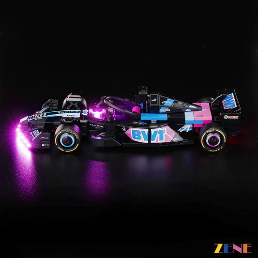 Kit de iluminación para el coche de carreras LEGO BWT Alpine F1 A524 n.° 77248