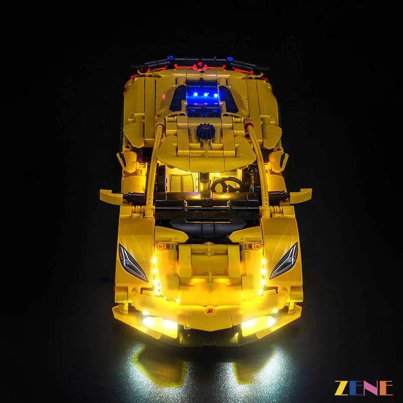 Kit de iluminación para LEGO Chevrolet Corvette Stingray n.° 42205