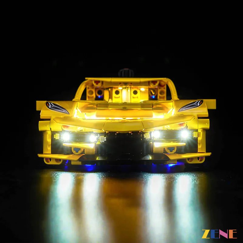 Kit de iluminación para LEGO Chevrolet Corvette Stingray n.° 42205