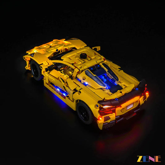 Kit de iluminación para LEGO Chevrolet Corvette Stingray n.° 42205