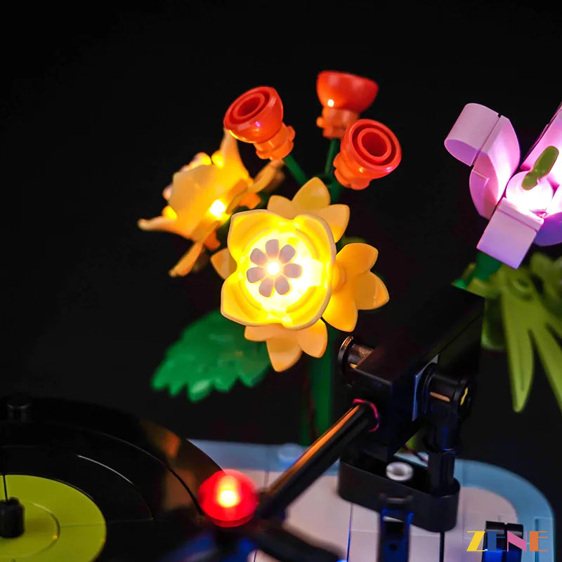 Light Kit for LEGO Record Player with Flowers #31172