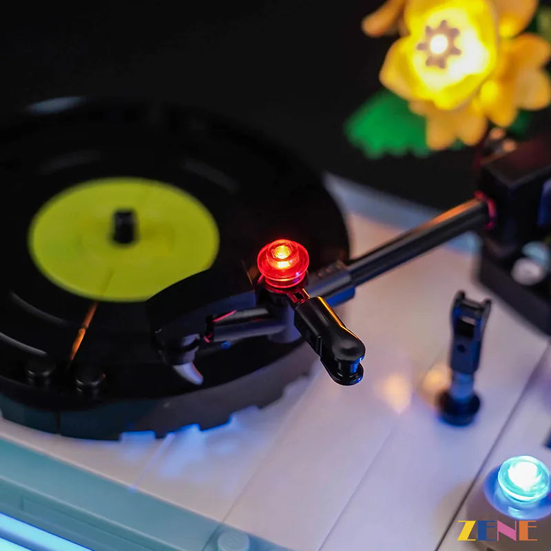 Light Kit for LEGO Record Player with Flowers #31172