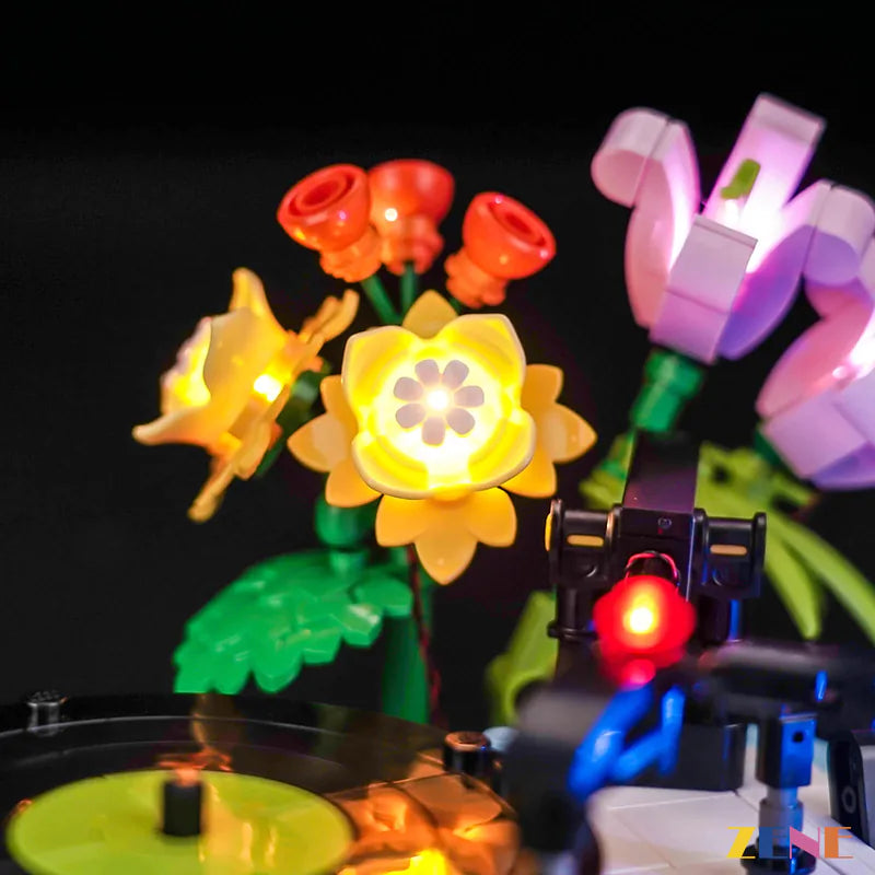 Light Kit for LEGO Record Player with Flowers #31172