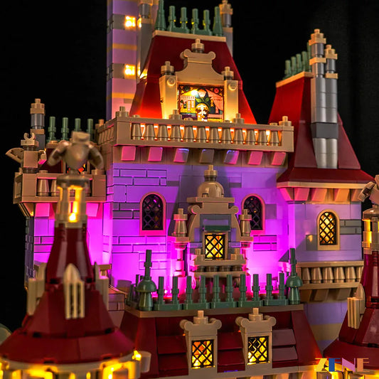 Kit de iluminación para el Castillo LEGO de La Bella y la Bestia n.° 43263