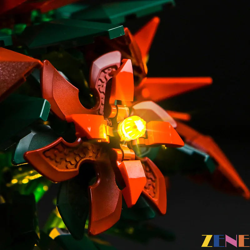 Light Kit for LEGO Poinsettia Flower 10370