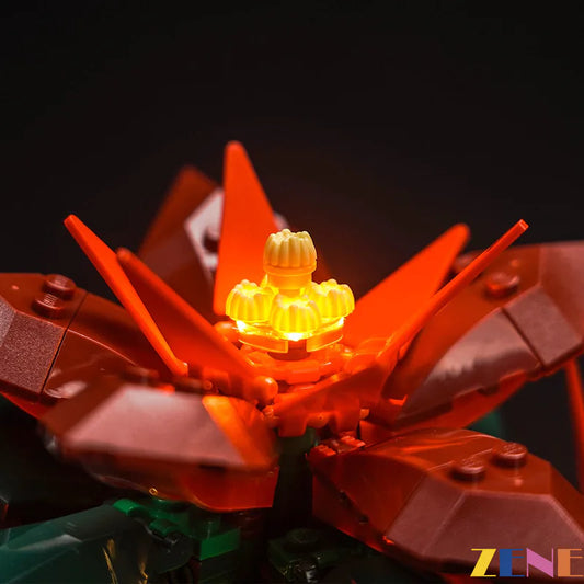 Kit de iluminación para LEGO Flor de Pascua 10370