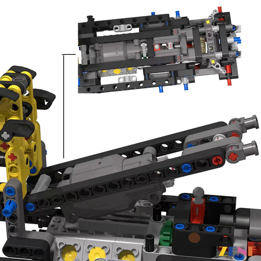 Kit de funciones de potencia para LEGO Ferrari SF-24 F1 n.° 42207 RC Motorizado