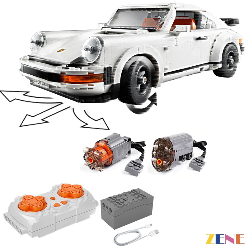 Motorized Kit for LEGO Porsche 911 #10295 Power Functions