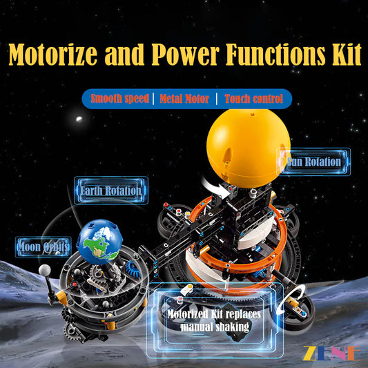 Kit motorizado para LEGO Planeta Tierra y Luna en órbita Technic Power Functions n.° 42179