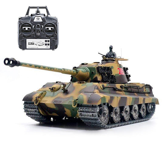 Heng Long 3888A German King Tiger RC Tank 320° Spin Turret 1/16 Upgrade Metal RC tank Toys