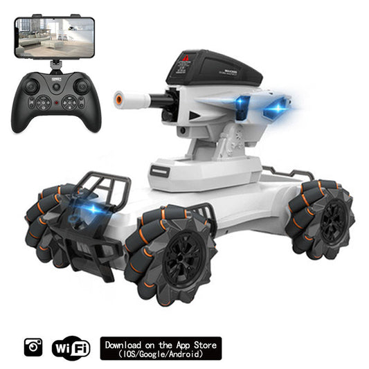 RC Interactive Mech Tank Launch water bomb Drift Rotating Electric Toys Car