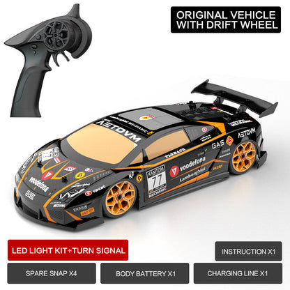 KAMTOM KM18193 RC Drift Car 1:18 4WD Full-Scale Professional Drift Model Car High Speed Racing Car With Light