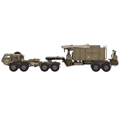 HG P804 P805 1/12 - Radar de chasis de aleación para coche, simulación de lanzamiento de misiles, accesorios para vehículos todoterreno militares de 2,4 G para camiones militares del ejército de EE. UU. 