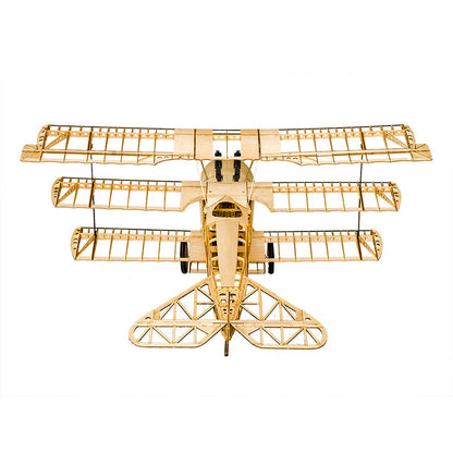 DWHobby Classic Fokker DR1 Balsa wood Plane ARF Large Electric or Gas Power Fixed Wing Balsa Plane Kits 1500mm Wingspan