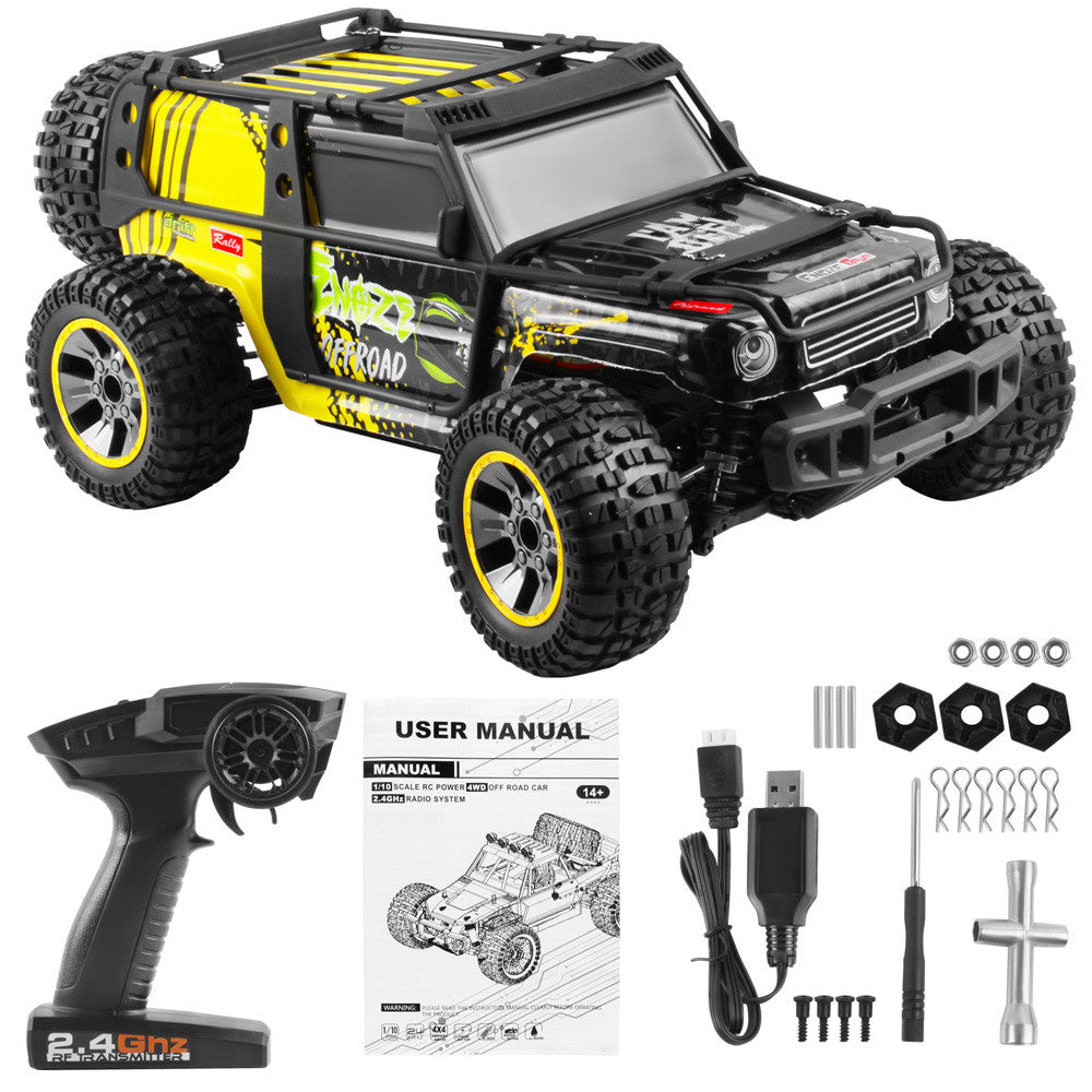 Coche RC con motor sin escobillas 1/10 4WD, todoterreno de alta velocidad, coche de derrape Big Foot 