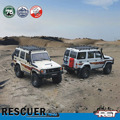 RGT EX86190 LC76 Rescuer 4WD RC Car Off-Road Climbing Truck 1/10 Rock Crawler Car Toys